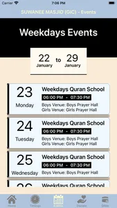 Suwanee Masjid App screenshot 2