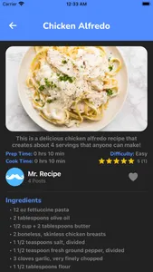 Mr. Recipe screenshot 1