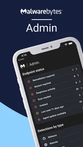 Malwarebytes Admin screenshot 0
