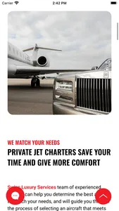 SLS Private Jet Charter screenshot 2