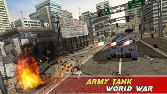 Army Tank Battle War Game 3D screenshot 1