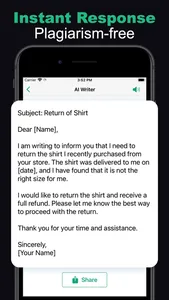 AI Writing Assistant : ChatBot screenshot 1