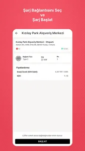 EVC CHARGE - Şarj İstasyon Ağı screenshot 4