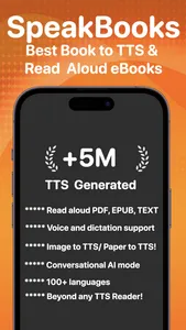Text To Speech: SpeakBooks screenshot 0