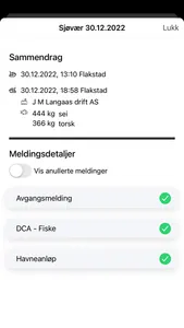 Fangstdagbok screenshot 1