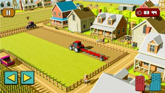 Pixel Tractor Farming Sim screenshot 2