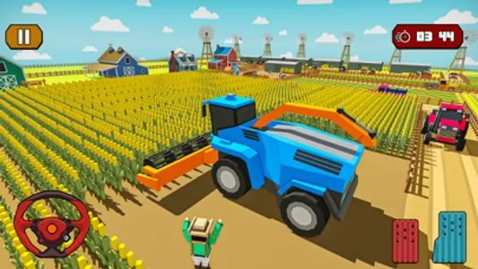 Pixel Tractor Farming Sim screenshot 3