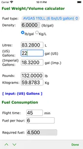 E6BJA E6B Flight Computer screenshot 2