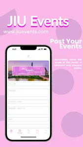 JIU Events screenshot 2