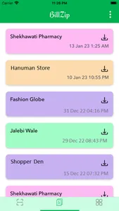 BillZip screenshot 2