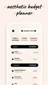 Ease: Cute Budget Planner screenshot 0
