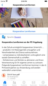 Schule Vogelsang screenshot 2