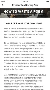 Poetry - Poem Writing Guide screenshot 3