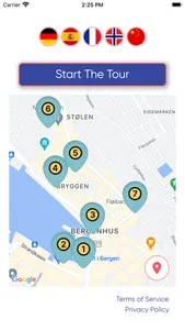 Bergen Tour App Light screenshot 0