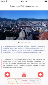 Bergen Tour App Light screenshot 1