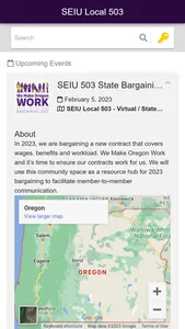 SEIU Local 503 screenshot 1