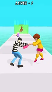 Girl Run 3D - Catch the Thief screenshot 1