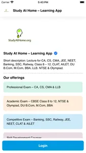 Study At Home – Learning App screenshot 0