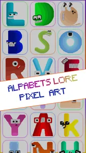 Alphabet Pixel Art Books screenshot 6