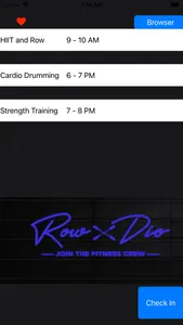 ROW DIO Fitness + screenshot 0