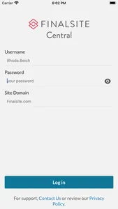 Finalsite Central screenshot 0