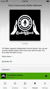 Vinyl Community Radio screenshot 1