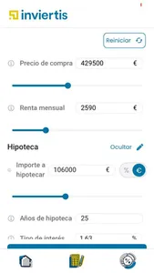 Calculadora de Inviertis screenshot 1