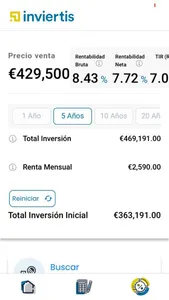 Calculadora de Inviertis screenshot 2