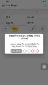 Calculator Sheet screenshot 2