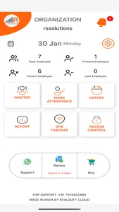 Realsoft Cloud Attendance screenshot 2