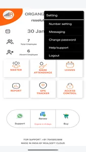 Realsoft Cloud Attendance screenshot 8