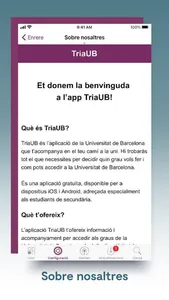 TriaUB | Accés a la Uni screenshot 2