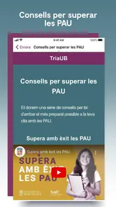 TriaUB | Accés a la Uni screenshot 3