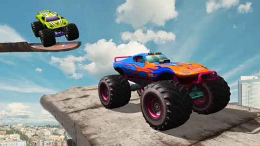 Crazy Monster Truck Drive Ramp screenshot 0