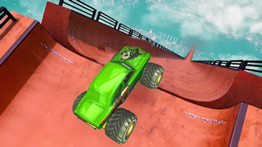 Crazy Monster Truck Drive Ramp screenshot 2