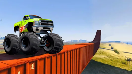 Crazy Monster Truck Drive Ramp screenshot 3