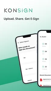 KONSIGN e-Signature SaaS tool screenshot 0