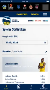 ALBA BERLIN Basketballteam screenshot 0