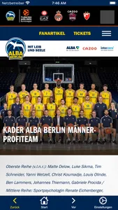 ALBA BERLIN Basketballteam screenshot 2