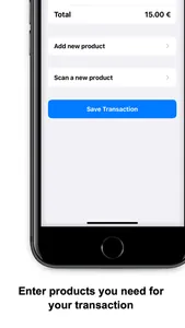 Cashier - Record Transactions screenshot 1