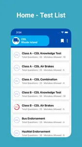 RI CDL Prep Test screenshot 0