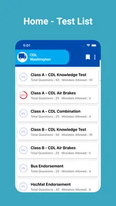 WA CDL Prep Test screenshot 0