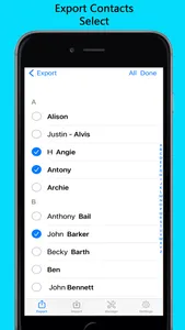 Export & Import Contacts screenshot 2