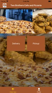 Two Brothers Cafe And Pizzeria screenshot 0