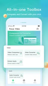 Focus Video - Video Compressor screenshot 0