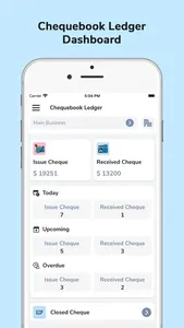 Chequebook Ledger screenshot 0