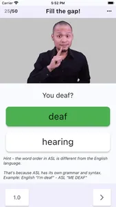 ASL -Sign Language. Learn ASL! screenshot 0