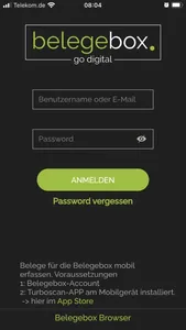 Belegebox screenshot 0