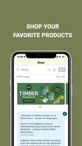 Timber Cannabis Co. Rewards screenshot 2