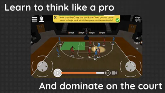 VReps Basketball IQ Trainer screenshot 0